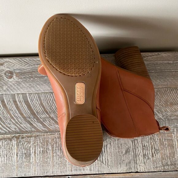 Nwob-lucca LANE-Sienna Hera Leather Peep-Toe Bootie (Size:7.5) - Picture 9 of 10